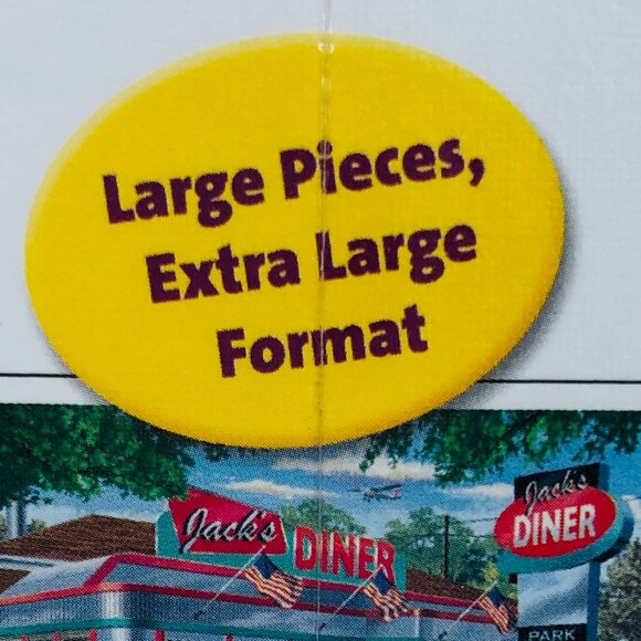 New sealed Ravensburger 750 pcs Large Format Adult Puzzle-Meet at Jack's - Picture 13 of 16